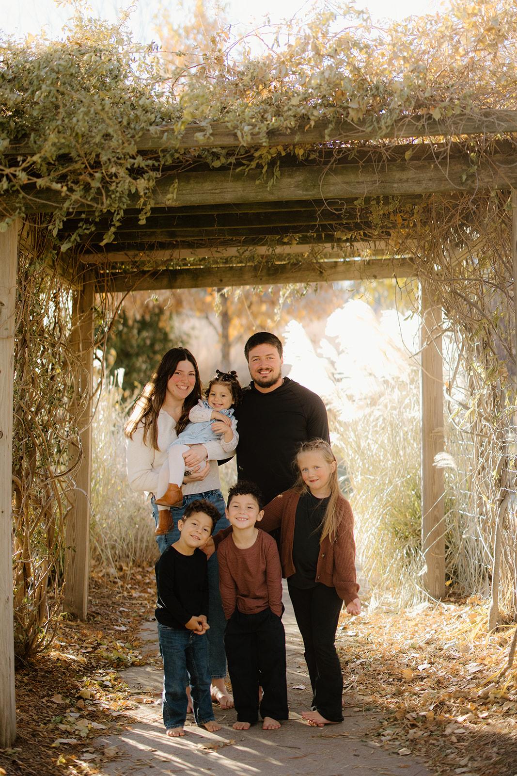 Brandon and his family